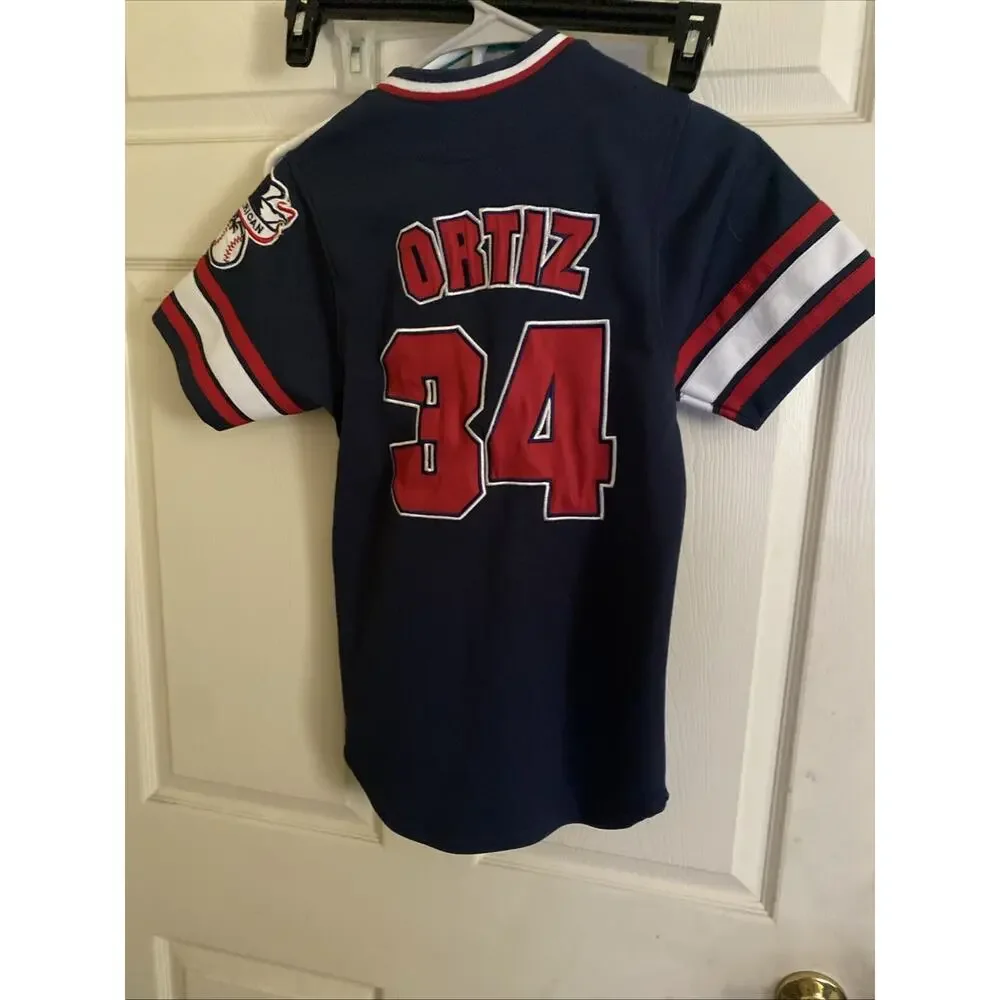 True Fan David Ortiz Red Sox Jersey Youth S